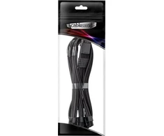 „CableMod C-Series Pro ModMesh 12V-2®“ 6 kontaktų kabelis, su apvalkalu, 16 kontaktų į 3 x 8 kontaktų, skirtas „Corsair Type 4“ ir „3“ maitinimo šaltiniams – juodos spalvos, 60 cm