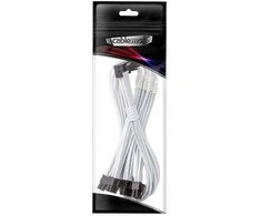 CableMod C-Series Pro Bridged Connection Cable – Variant B, 90°, 16-Pin to 4x 8-Pin PCIe, baltos spalvos
