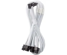 CableMod C-Series Pro Bridged Connection Cable – Variant B, 90°, 16-Pin to 4x 8-Pin PCIe, baltos spalvos