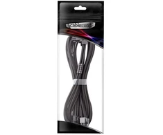 CableMod C-Series Pro Bridged Connection Cable – Variant A, 90°, 16-Pin to 2×8-Pin PCIe, juodos spalvos