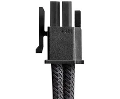 CableMod C-Series Pro ModMesh 12V-2×6-Cable, 90° Connector, for Corsair Type 5 RMx Shift PSUs – carbon, 65cm
