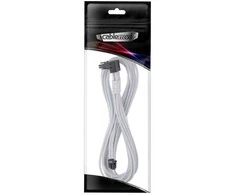 CableMod C-Series Pro ModMesh Sleeved 12V-2×6 12VHPWR StealthSense PCIe Cable for Corsair Type 5 RMx SHIFT (16-pin to 90 ° 16-pin, 65cm) – baltos spalvos