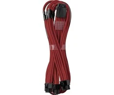 CableMod C-Series PRO ModMesh 12VHPWR to 3x PCI-e Cable for Corsair – 60cm, raudonos spalvos