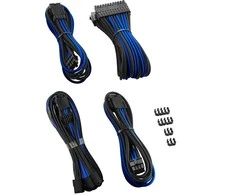 CableMod PRO ModMesh 12VHPWR Cable Extension Kit – juodos spalvos/mėlynos spalvos