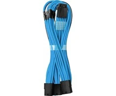 CableMod PRO ModMesh 12VHPWR to 3x PCI-e Cable – 45cm, mėlynos spalvos