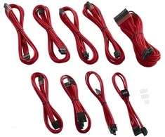 CableMod C-Series PRO ModMesh Cable Kit for Corsair AXi/HXi/RM (Geltona Label) – raudonos spalvos