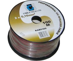 Cabletech Oem Kolonėlių kabelis 2x0.50mm 1m