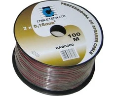 Cabletech Oem Kolonėlių kabelis 2x0.50mm 1m