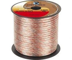 Cabletech Laidas kolonėlėms 2x6.0mm² skaidrus, OFC varinis