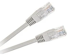 Cabletech UTP kabelis 0.5m Šviesiai pilkas