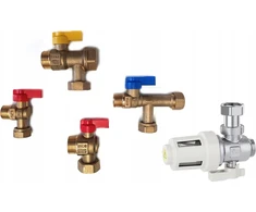 „Caleffi“ prijungimo rinkinys pakabinamiems katilams su „Caleffi XS®“ įrenginiu, 1 komplektas