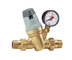 Caleffi Vandens slėgio reguliatorius 3 / 4 "25Baras su manometru (535051)