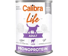 Drėgnas Šunų Maistas - CALIBRA Life Adult Monoprotein Ėrienos 400g