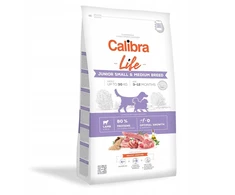 Šunų Maistas - CALIBRA Dog Life Junior Small&amp;Medium Breed ėriena 2.5kg