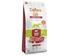 Šunų Maistas - CALIBRA Life Junior Didelių Veislių Šviežia Jautiena 12kg Be Glitimo