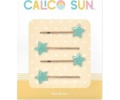 Calico Sun Sophia plaukų klipai - Kalėdų 4vnt.