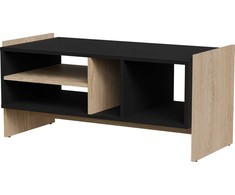 Cama Meble Lovos baldai Lova PORTO suolas/stalas 100x50x46 ąžuolas/juodas