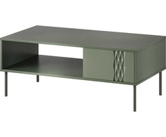 Cama Meble Cama TRESSE suolas/stalas 110x60x40 matinis žalias
