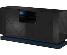 Cama Meble Komoda - QIU 2D1K 150x41,5x75 Juoda