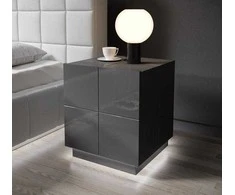 Cama Meble Naktinis Staliukas - Cama Reja Baltas Apšvietimas
