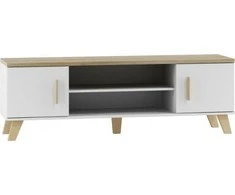 TV staliukas Cama Meble Televizorius - Cama Lotta 160 2D2K Baltas