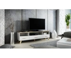 TV staliukas Cama Meble Televizoriaus Stovas - Cama Lotta 180 Cm Sonomos Ąžuolas