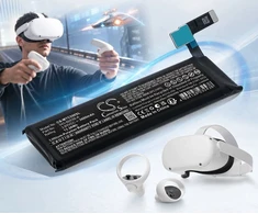 Cameron Sino Baterijos akumuliatorius tipas 345-00550-a VR akiniams Meta Quest 2 / 3600mah / Cs-mtc550sl (SB12350)