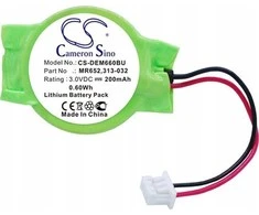 Cameron Sino Baterijos tipas: MR652 Do BIOS CMOS Dell Precision M4600 M6600 Latitude X1 E6320 E6430 E6420 E6520 E7240 / Cs-dem660bu