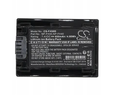 Cameron Sino Baterijos tipas: Sony Fh50 Fh60 Fh40 Np-fh30 Np-fh40 Np-fh50 Np-fh60 / Cs-fh50d