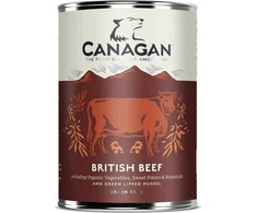 „Canagan CANAGAN šunims“ posz.400g BITISH jautiena WOLOVINA / 6