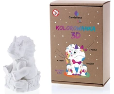 Candellana Kolorowanka 3D Elegant Dino Figūrėlė gipsowa