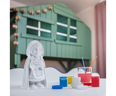 Candellana Kolorowanka 3D Raudona kapturek Figūrėlė gipsowa