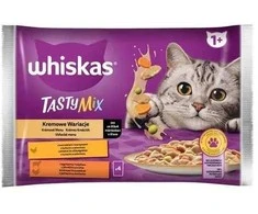 CANN CAT WHISKAS TASTYMIXMEAT VEGG 4X85