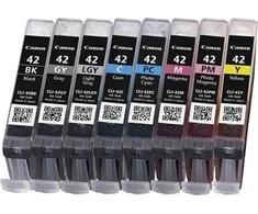 Canon CLI-42 MultiPack (žalsvai mėlyna, geltona, juoda, šviesiai pilka, pilka, rausva, nuotrauka)