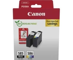 Canon PG-585/CL-586 (6205C004) Photo value pack Rašalinių kasečių komplektas, BK/CMY