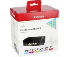 Canon PGI29 (4868B018), MBK/PBK/DGY/GY/LGY/CO kasečių rinkinys