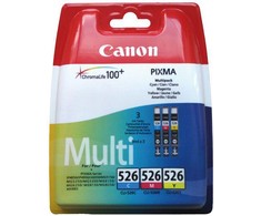 „Canon“ rašalas CLI-526 (žydra, purpurinė, geltona)