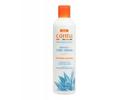 Cantu Weightless Smooth + Curl plaukų nenuplaunamas kreminis kondicionierius garbanoms formuoti, 295 ml