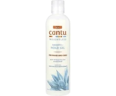 Cantu Weightless Smooth + Hold Agave Hair Styling Gel Minkštinantis ir glotninantis Medium Hold, 295 ml