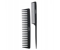 Set Duo Cantu Cantu Styling Hair Plastic Šukos Juodas, 2 vnt.