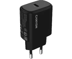 CANYON įkroviklis OnCharge 250 25W 1xPD EU Juodas