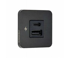 Canyon USB-A/C įkrovimo lizdas 36W 12/24V Scanstrut SC-TILE-10