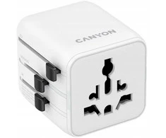 CANYON kelioninis adapteris OnTour One ES/JK/JAV/Australijos baltas