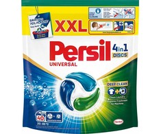 Skalbimo kapsulės PERSIL DISCS Baltas 40VNT