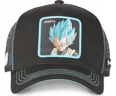 Capslab Freegun Dragon Ball Z Vegeta kepurė CL-DBS3-1-CAS-VEG1 juoda, vienas dydis