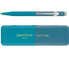 Caran d`Arche CARAN D'ACHE 849 Paul Smith Tušinukas Edition 4, M, dėžutėje, žalsvai mėlyna/plienas