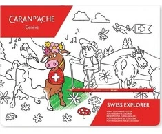 Caran Darche Dažymas 90x90cm Caran d 'Ache SWISS EXPLORRER