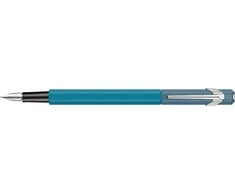 Caran D'ache Caran d`Arche Fountain Pen 849, Paul Smith Ed4, žalsvai mėlyna/plieninė F dėžutė