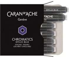 Caran d`Arche Chromatics kasetės mėlynos 6 vnt