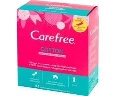 Carefree Carefree Medvilniniai higienos intarpai Šviežia smiltis - šviežias kvapas 1op.-56vnt.